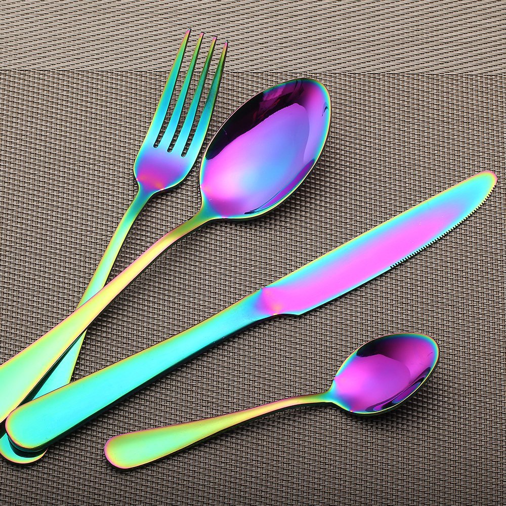 Rainbow Flatware Cutlery Set from Rosy Rainbow