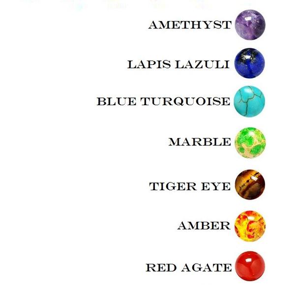 Rainbow Bead Bracelet - Black Agate, Red Agate, Blue Agate, Wooden, He –  Rosy Rainbow