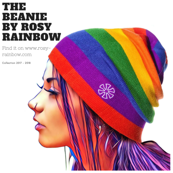 Rainbow Beanie - LGBT Gay and Lesbian Pride Hat