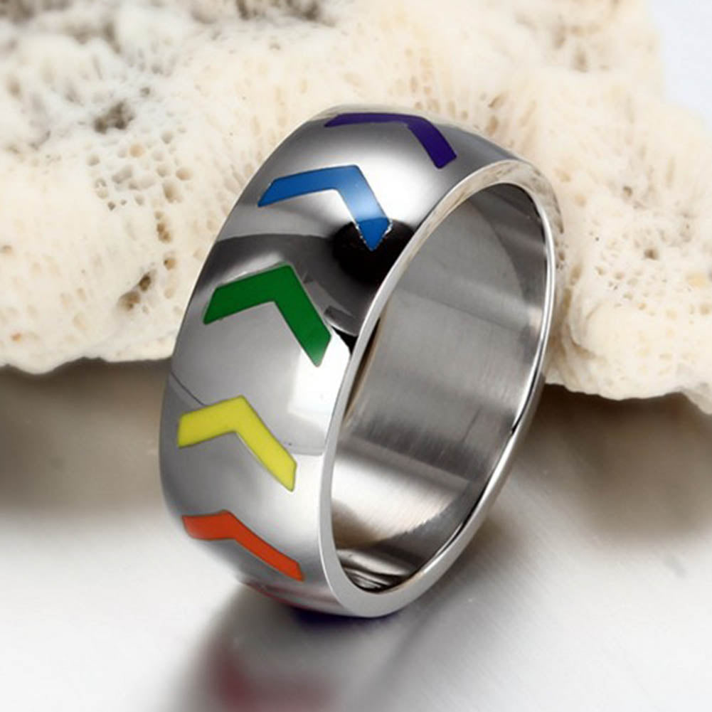 rainbow ring pride jewelry