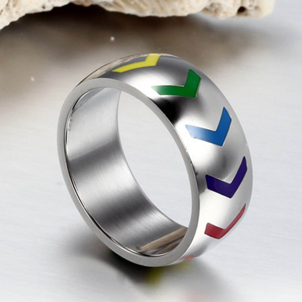 rainbow ring pride jewelry