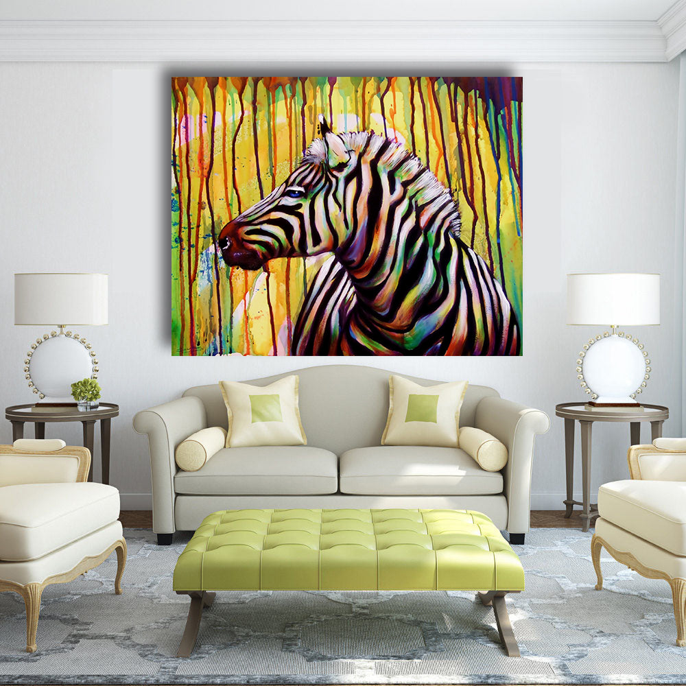 Beautiful Zebra Painting