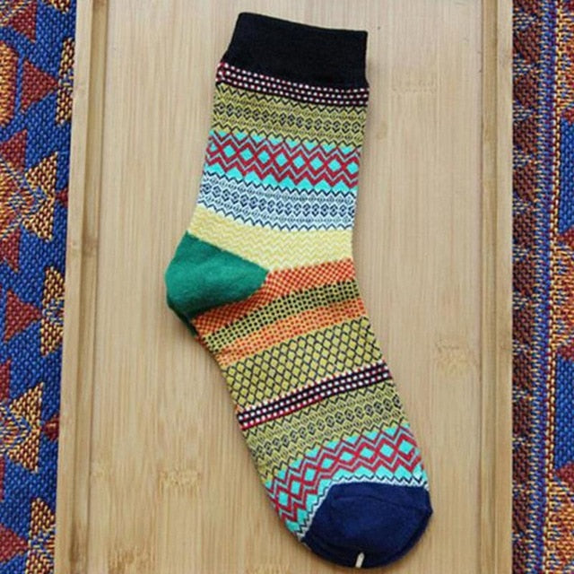 rainbow striped socks for women