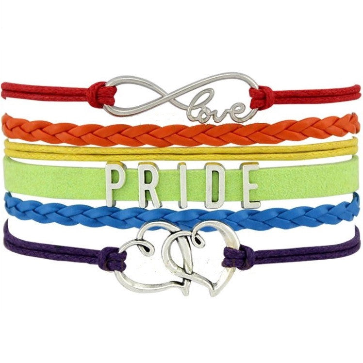pride rainbow bracelet pride jewelry