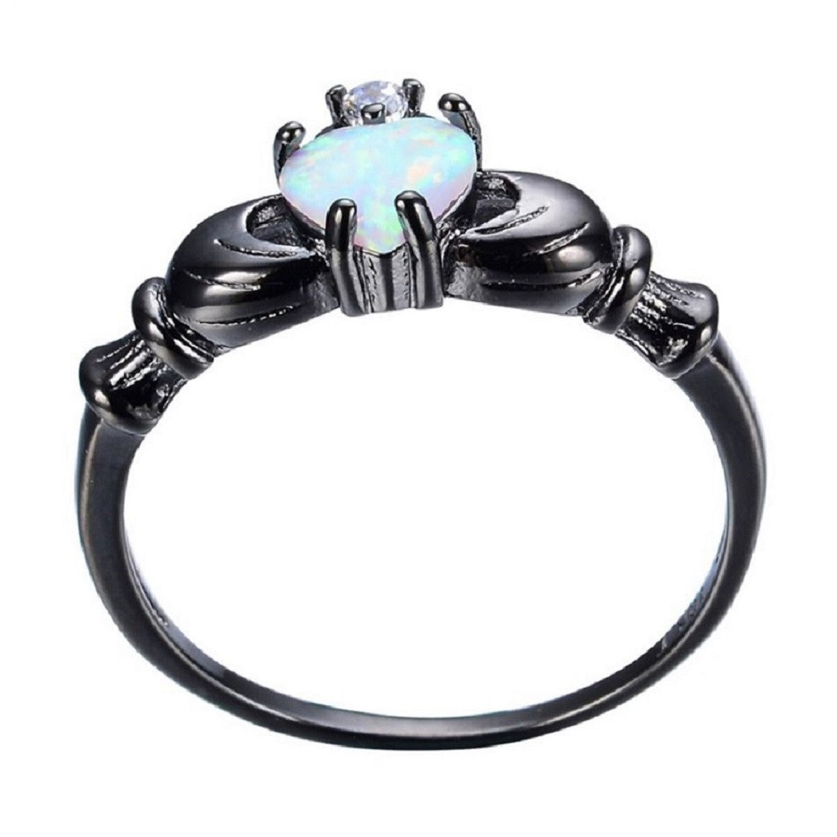 rainbow opal ring pride jewelry